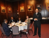Senator Hughes hosts an Infrastructure Meeting at St Joes University  :: December 2011