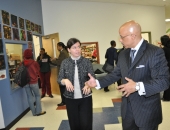 Senator Hughes visits Wissahickon Charter School :: January 27, 2012