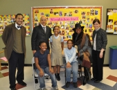 Senator Hughes visits Wissahickon Charter School :: January 27, 2012