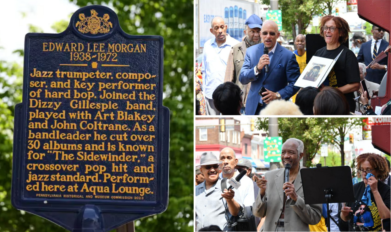 Jubilant marker dedication for jazz legend Edward Lee Morgan in West Philadelphia